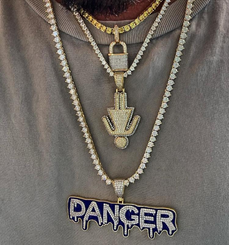 

upside down lady 2020 new arrived high quality micro pave 5A cubic zirconia iced out bling hop hop men necklace