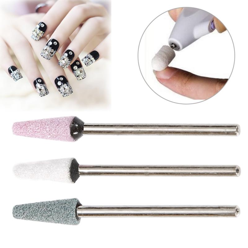 

1 Pcs Diamond Frezen Voor Manicure Nail Boor Cuticle Schoon Bit Nail art drill bits carborundum Polishing Grinding Heads wheel