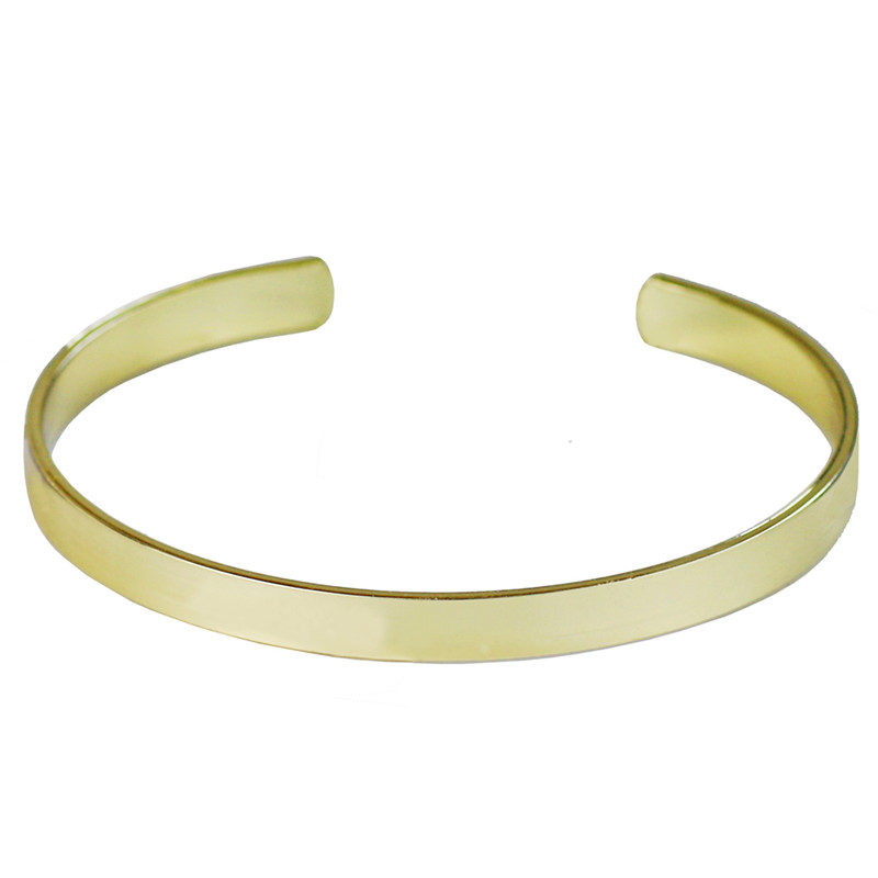 

Simple Fashion Adjustable Bracelets Dainty Gold classic open Femme For Women Men Couple Cool Jewelry