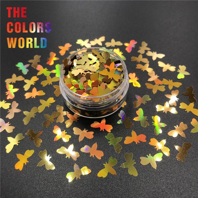 

TCT-380 Bee 8*11MM Nail Glitter Nail Art Decoration Makeup Henna Tattoo Tumblers Crafts DIY Festival Accessories Party Suppliers