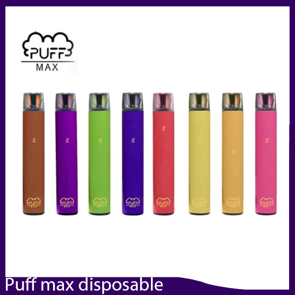 

Puff Max Disposable Vape Pen Kit 2000 Puffs 5% 1200mAh 8.5ML Factory Supply Fast Shipping e cig VS Kangvape Onee Stick