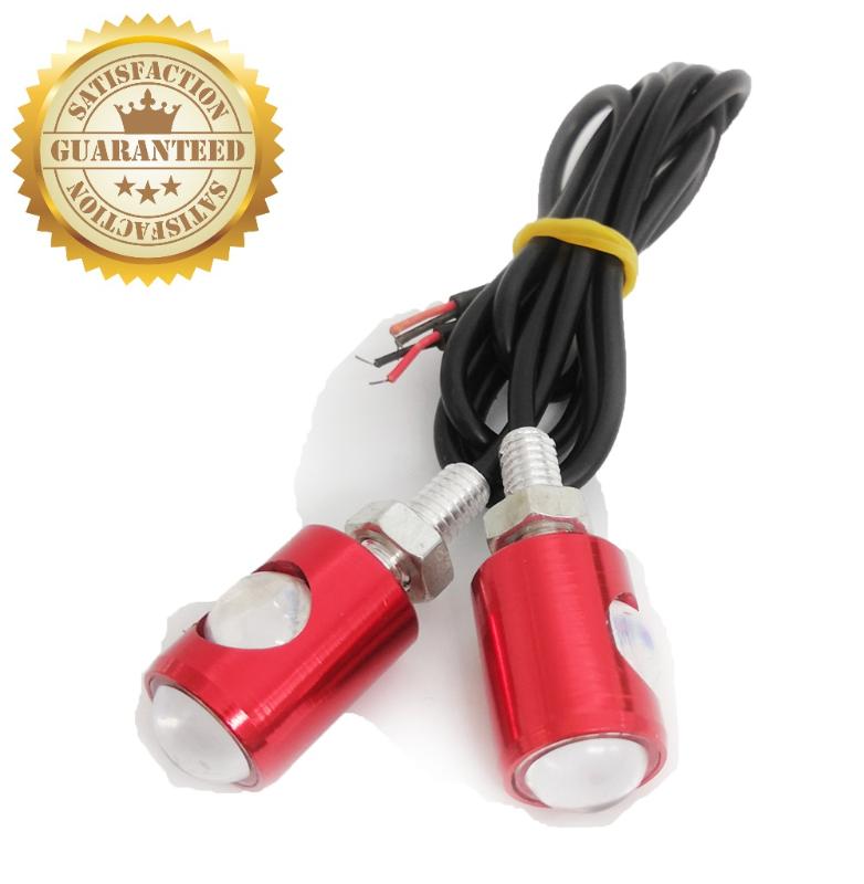 

2 pcs of 12V 6W Dual Color Eagle Eye License Plate Lights Backup Reserve Lamps two color available red