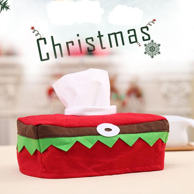 

Christmas Supplies Long Tissue Cover Napkin Protective Cover Home Decoration