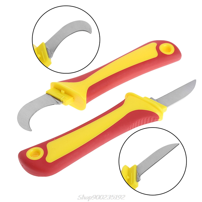 

Hot Electrician Knife Cutting Off Tool Repairing Tool Hook Knife Plastic Handle Jy22 20 Dropship