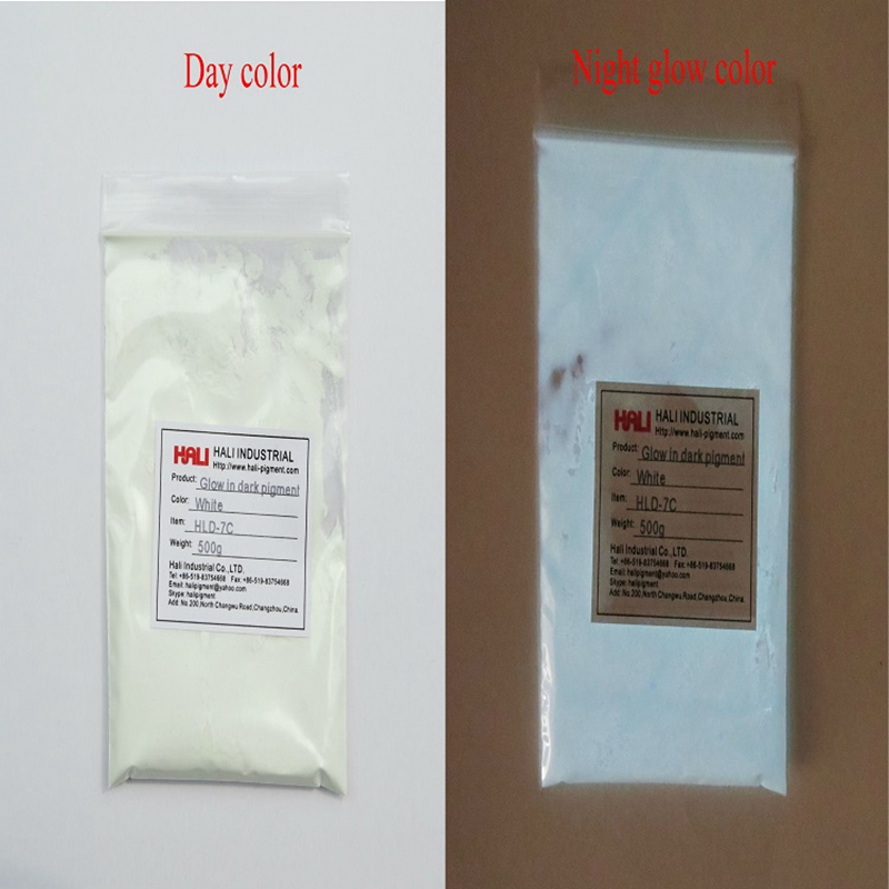 

glow in dark pigment,photoluminescent powder,luminous powder,item:HLD-7C,glowing color:white,1lot=500g,ship by Fedex