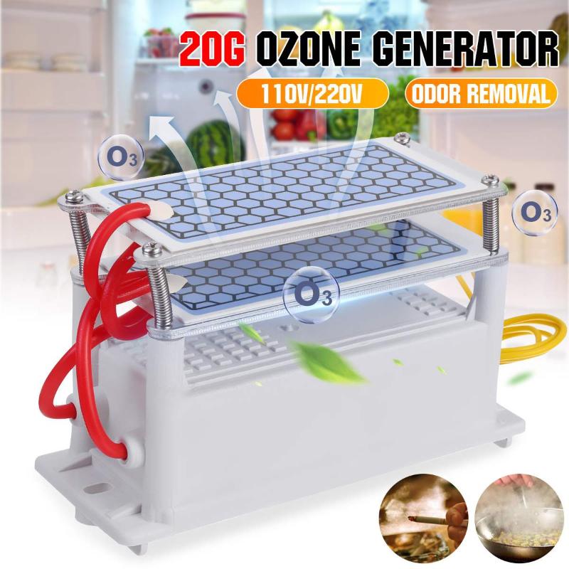 

20g/h Portable Ozone Generator 110V/220V Home Air Cleaner Ozon Ozonizer Air Purifier for Deodorization Sterilize machine Odor