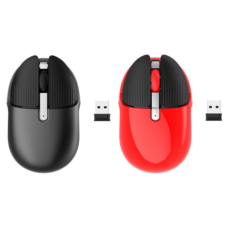 

M106 Portable 2.4GHz Wireless Mouse Rechargeable Mute 1600 DPI Adjustable Optical Mice for Laptop PC Office One-click Desktop