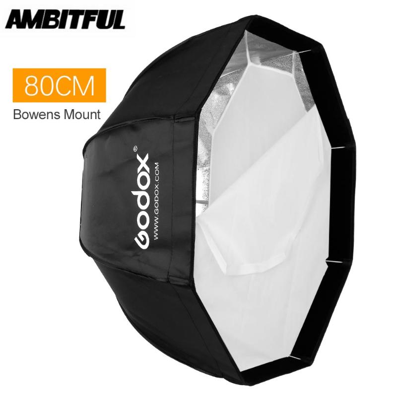 

Godox SB-UE 80cm / 31.5in Portable Octagonal Umbrella Softbox with Bowens Mount for Godox Studio Flash DE300 DE400 SK300 SK400