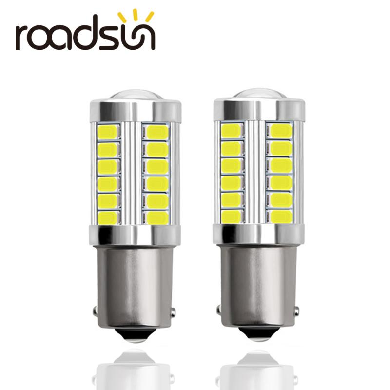 

2pcs 1156 P21W BA15S 33 SMD 5630 5730 LED Car Backup Reserve Light Motor Brake Bulb Daytime Running Light White 6000K Amber 12V, As pic