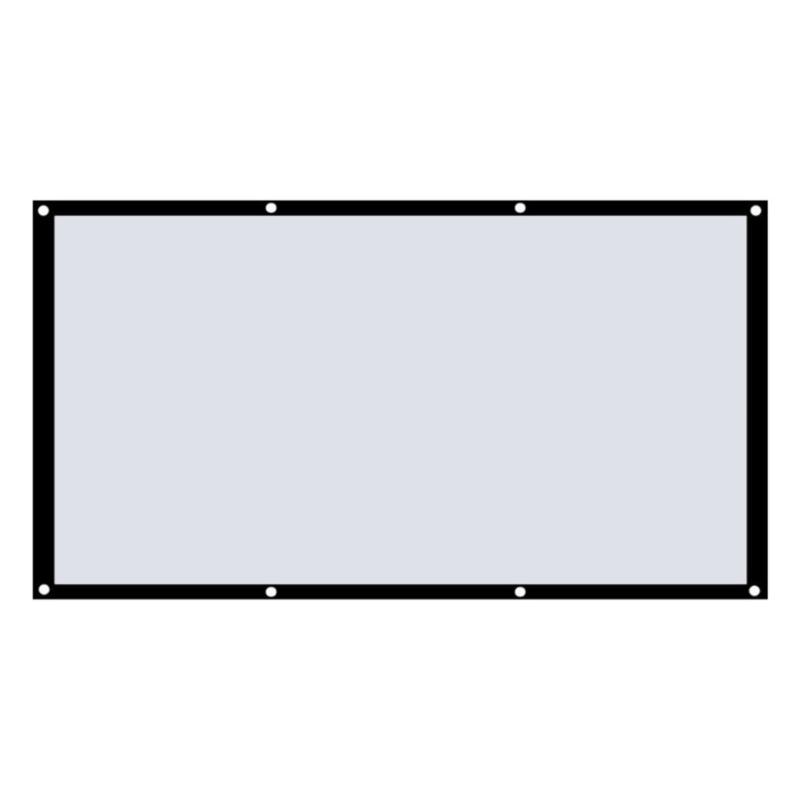 

16:9 Foldable Design Home translucent Projection Screen Film Theater Outdoor 60/84/100/120 inch Movie Video Screen for Projector
