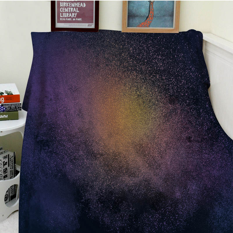 

Blankets Cobertor Warmth Soft Plush Beautiful Star Nebula Galaxy Sofa Bed Throw a Blanket Thick Thin Plaid