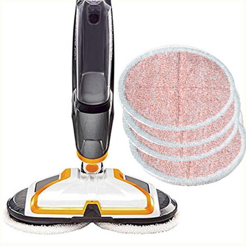 

4pcs Home Heavy Scrub Mop Pads Replacement For Bissell Spinwave 2039A 2124