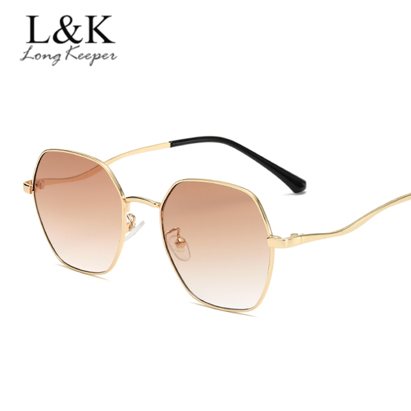 

New Arrival Polygon Sunglasses Men Women Classic Metal Driving Sun Glasses Retro Gradient Lens Eyeglasses Zonnebril dames