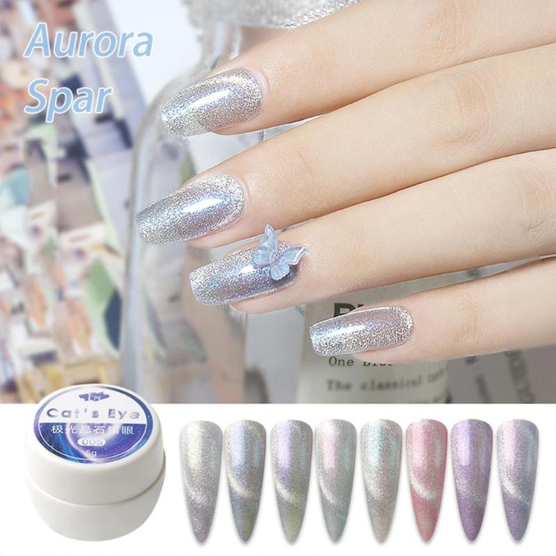 

Hot 2020 Magnetic Gel Nail Polish Shining Cat Eye Nail Gel Long Lasting UV Soak Off Base Top Coat