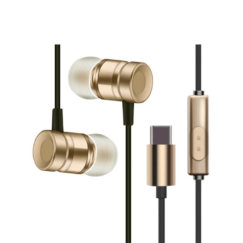 

New Type-C in-ear stereo subwoofer music for HTC U11 18Mar29 Drop Shop