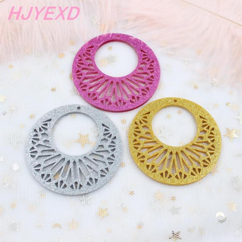 

55mm Acrylic Circle Earrings Jewelry DIY Laser Cutout 2.2" -AC1401