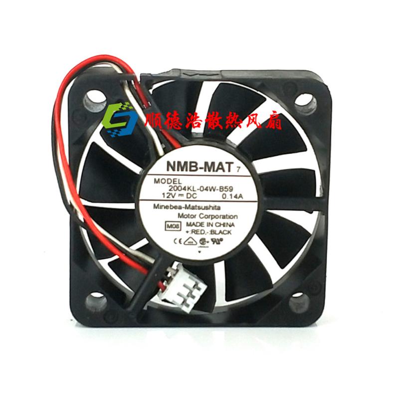 

For NMB 2004KL-04W-B50 DC12V 0.14A 50X50X10MM 5CM 5010 3 Wires RD Stall alarm