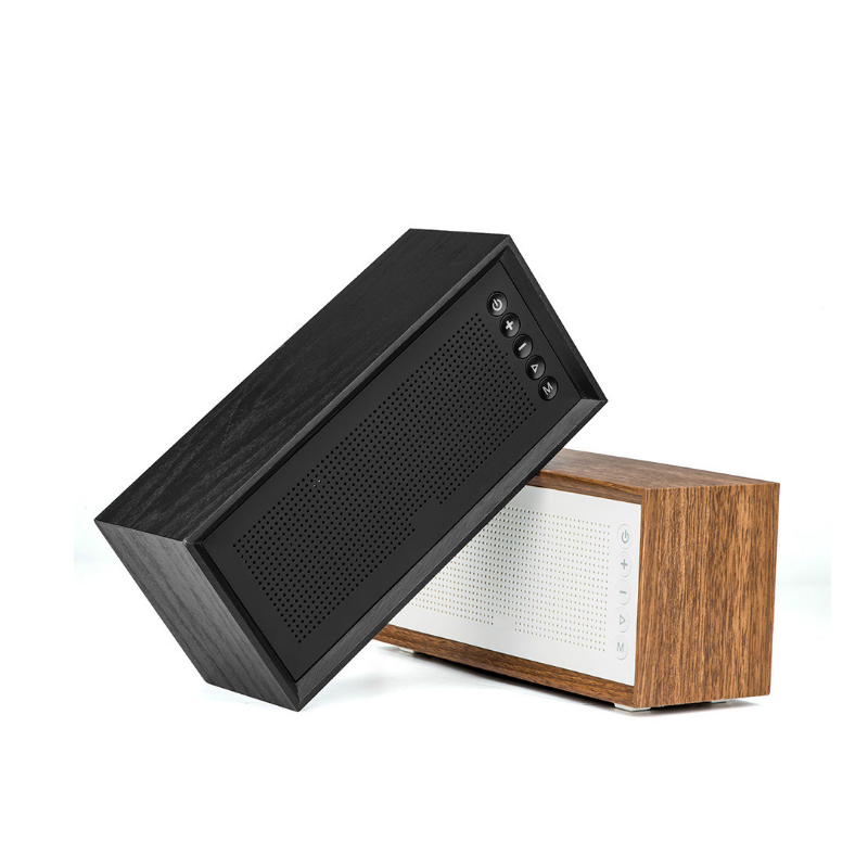 

V2 Wooden Retro Bluetooth Speaker Wireless Desktop Bluetooth Speaker high quality 32GB hot sale