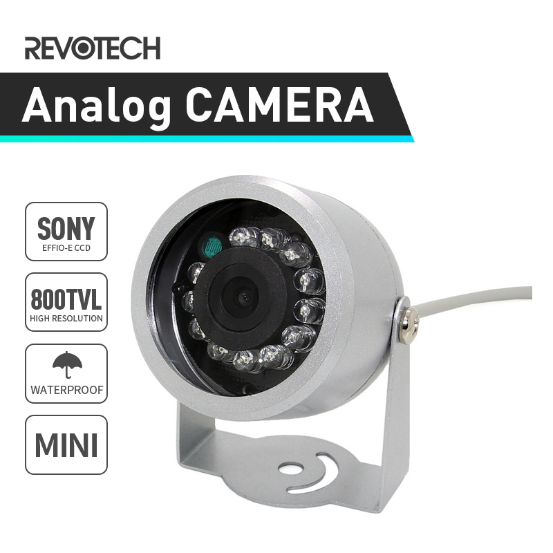 

Mini 1/3" SONY Effio-E 800TVL CCTV Camera 12LED IR Night Vision Waterproof Outdoor Security Camera (OSD Optional