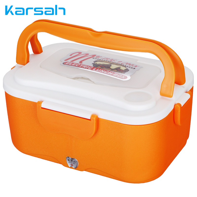 

1.5L Electric Lunch Box Portable Stainless Steel Inner Pot 12V/24V/220V Warmer For Car Truck Home Office Heating Lunch Box