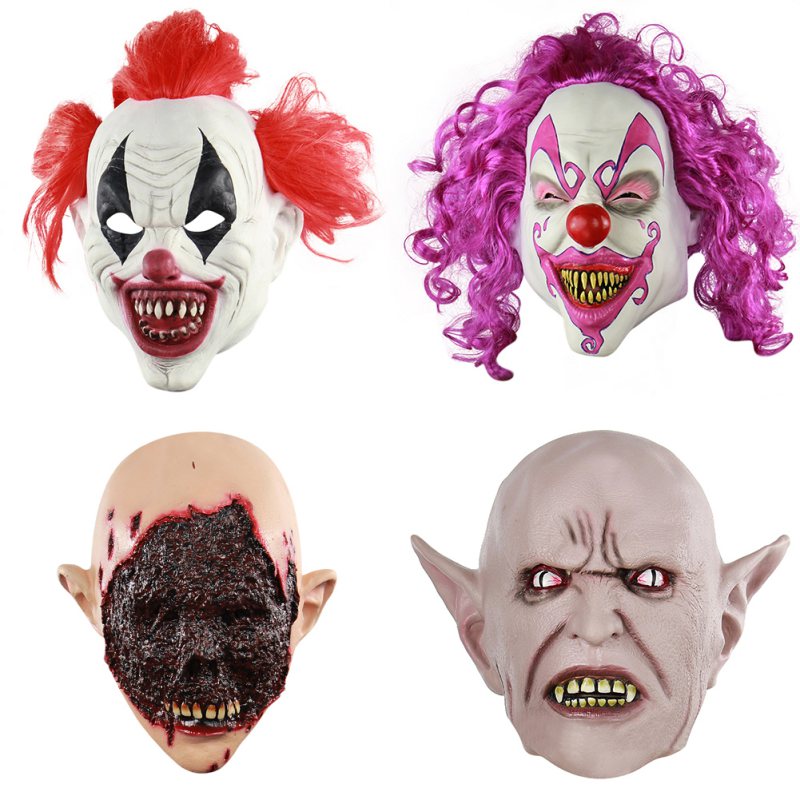 

Holiday Party Dress Up Supplies Halloween Novelty Latex Mask Dance Party Novelty Funny Dress Up Mask