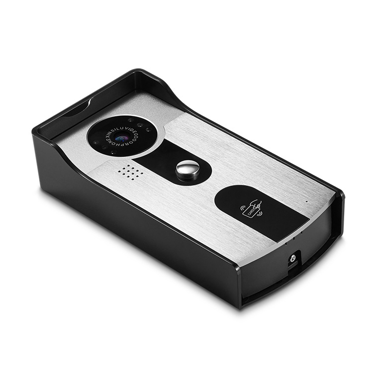 

7 inch color HD video intercom villa doorbell swipe card to open the door