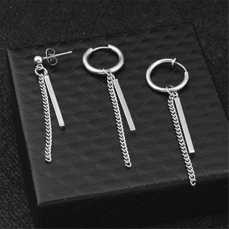

KPOP DNA Korean 1pc Fashion Jewelry Bangtan Boys V Stud Earrings For Women Brincos silver color Earrings Accessories