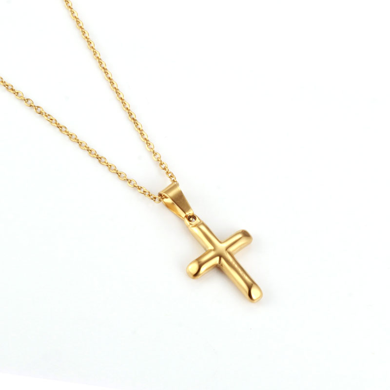 

Cross Necklace 2020 Stainless Steel Necklace Women Jewelry Choker Chain Fashion Jewelry Accessories Free Shipping