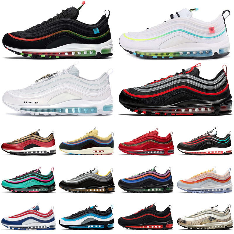 

New Arrival Worldwide Running shoes Mens Trainers Sean Wotherspoon MSCHF x INRI Jesus UNDEFEATED Triple Black White Sports Sneakers 36-45, Easter