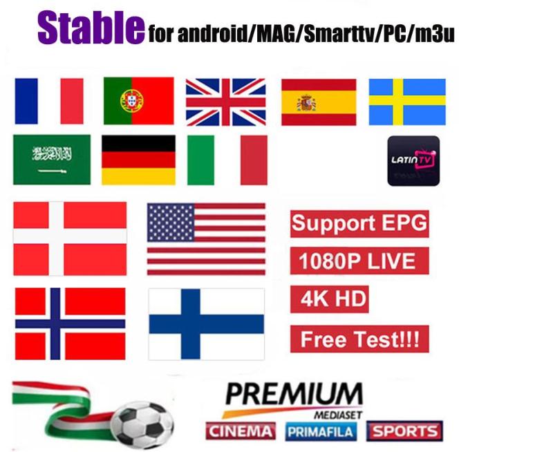 

Offre spÃ©ciale europÃ©enne Smart TV Android iOS Mag box M3U Ã©tats-unis allemagne italie pays-bas arabie roumanie Canada programmes de tÃ©lÃ©