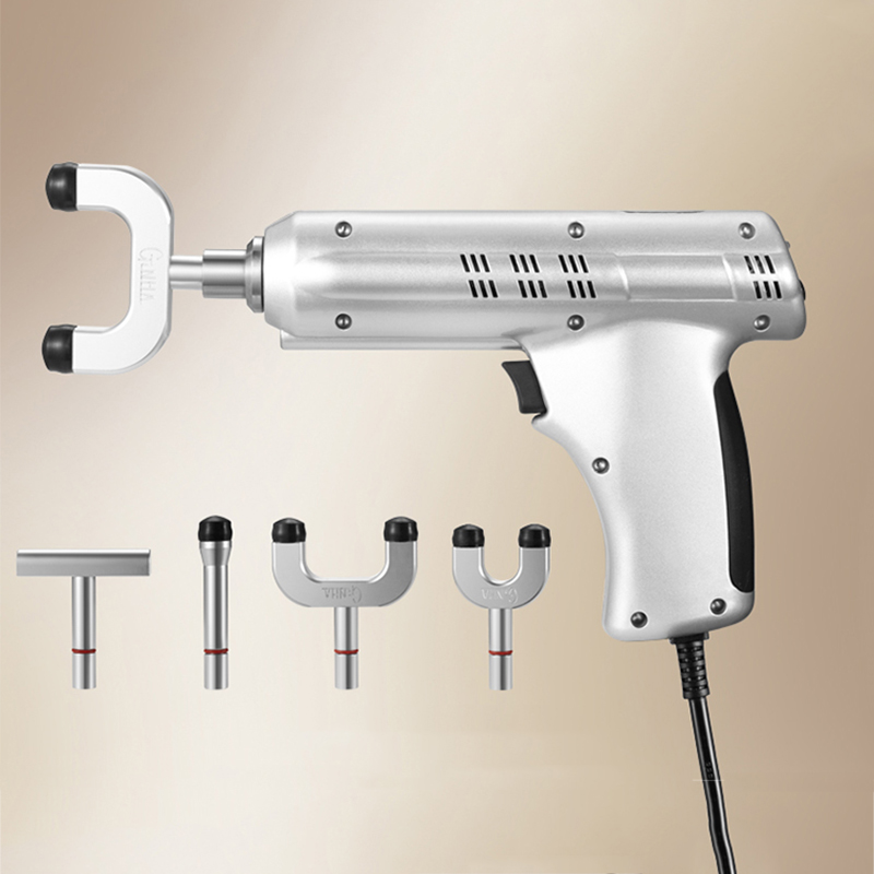 

2020 Electric Bone Correction Gun Activator Cervical Therapy Massager 700N 4 Heads Spine Chiropractic Instrument