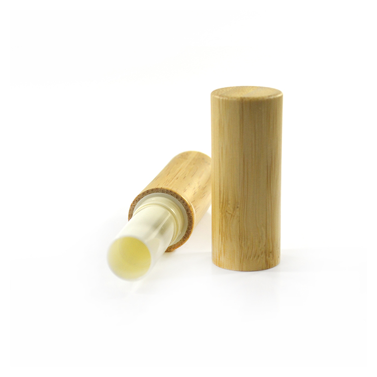 

3g bamboo lipstick tube packing 5g natural bamboo lip tube