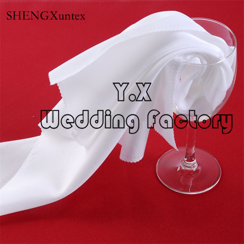 

50PCS Lot 45cm*45cm Poly Table Napkin For Table Cloth Decoration
