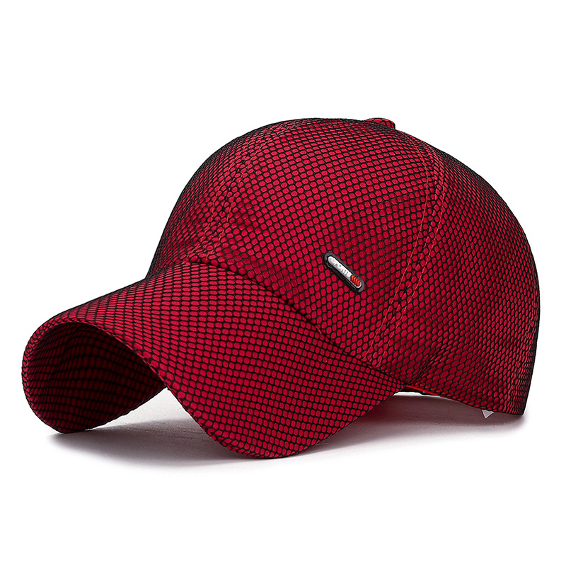 

Spring Summer Breathable Mesh Baseball Cap Gorras Para Hombre Men's Cap Sport Hats Woman Bonnet Femme Casquette Homme Wholesale, Orange