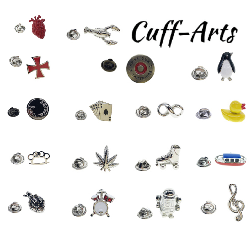 

Lapel Pin Badges Fashion Lobster Penguin Playing Cards Notes Yellow Duck Skating Brooch Pin Ladies Men's Clothing Accessories