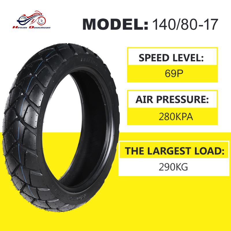 

Solid Tubeless Tire Wheel Tyre 140/80-17 One Piece Best Vacuum Motorcycle Tyres for Electric Scooter 140 80 17 #c