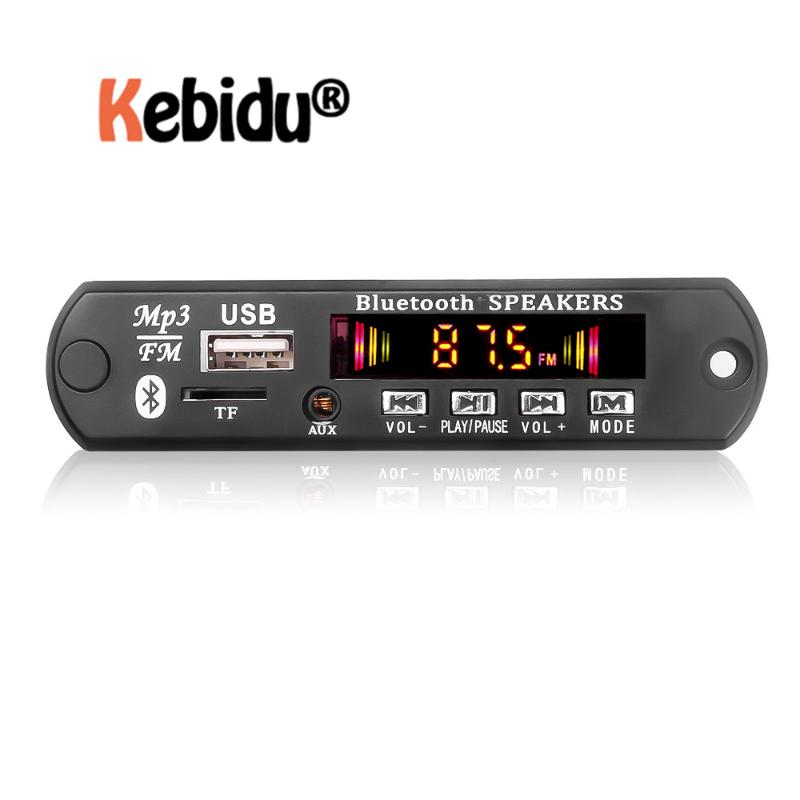 

Kebidumei Bluetooth 5.0 Audio Decoder Board WMA WAV FLAC APE Color Screen USB TF Module with Call Recording