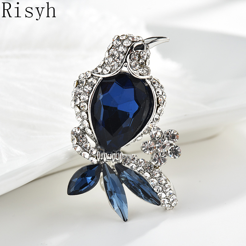 

Risyh Fashion Wild Animal Costumes Exquisite Bird Flowers Branches Daily Wild Brooches