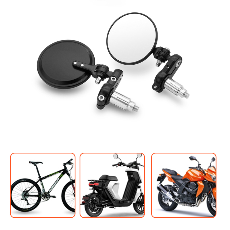 

Motorcycle Universal Rearview Mirror Handle Bar Ends 7/8 Inch Mirrors Motorcycle Mirrors 360 Degrees Rotated for Most