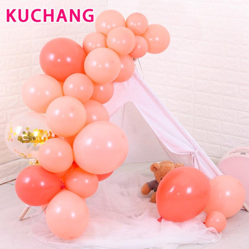 

10pcs 10inch Coral Orange Peach Pink Latex Ballons Wedding Decoration Party Love Foil Balloon Baby Shower Birthday Toys Globos