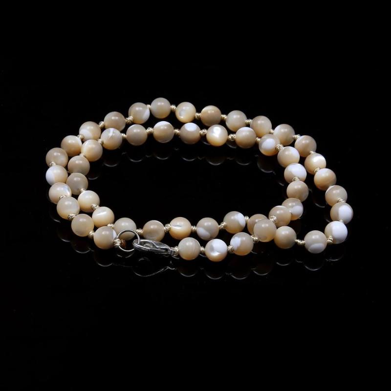 

Shell round beads necklace for elegant women love romantic gift jewelry