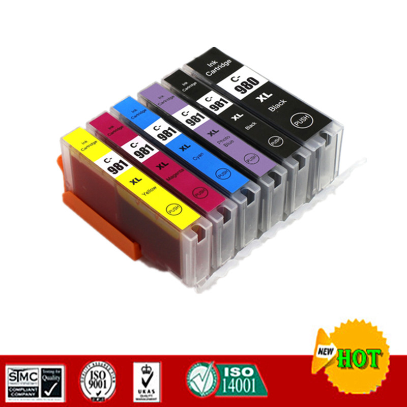 

Compatible for Canon PGI980 CLI981 PGI980xl CLI981xl Ink cartridge Suit For Canon PIXMA TS8190 TS8195 etc