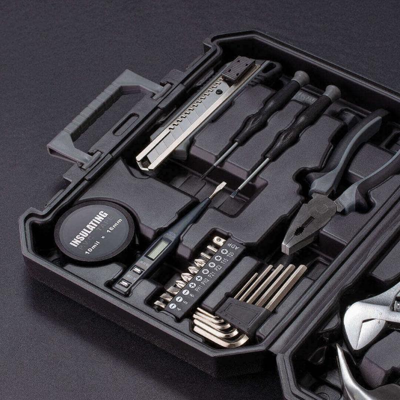 

Home Set Tool Box Safety Protective Equipment Waterproof Manual Suitcase Tool Box Herramientas Taller Tools Packaging DB60TB