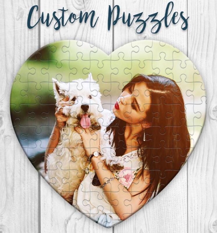 

Personalized Puzzle Gifts Custom Inexpensive Gift Idea Photo Puzzles -Perfect for Fathers Day - Announcements - Anniversaries