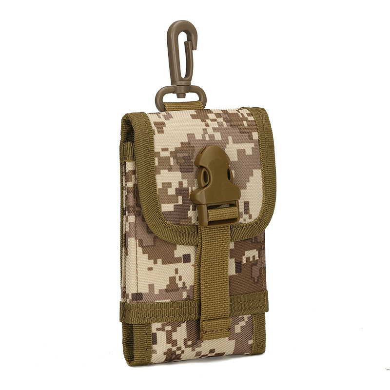 

Outdoor Multi-functional Tactical Waist Pack Sports Running Casual Mobile Phone Waist Bag Camouflage Army Fans Wear Leather Belt, Cp color