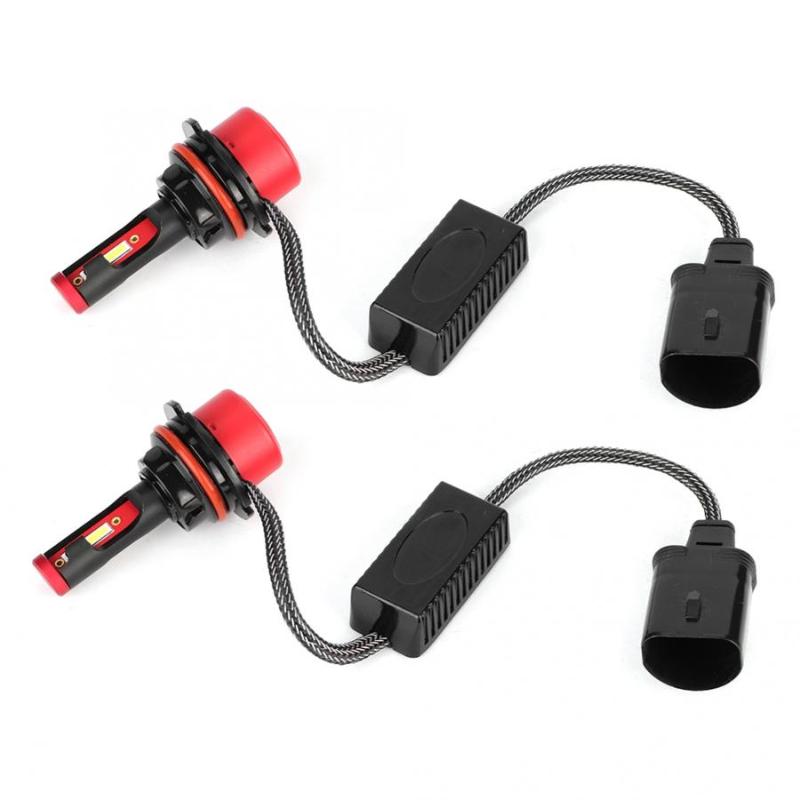 

2pcs 9004 96W 6000K Bright White Car LED Headlight Auto Lamp Bulbs L8H for 12V/24V cars