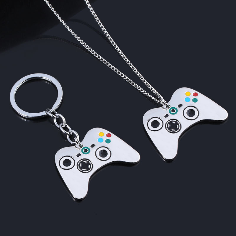 Video Game Controller Photo Keychain Geeky Boyfriend Gift Jewelry Glass