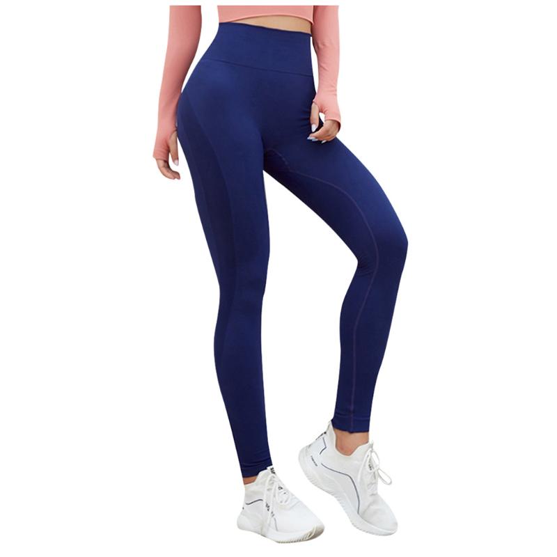 

SAGACE Fashion Ladies Solid Color Yoga Pants Seamless Stretch Sports Fitness Running Leggings Yoga Trousers Great For Sport, Ny