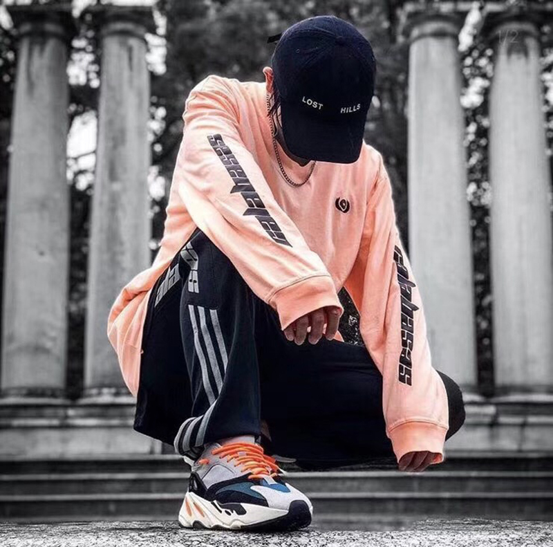 kanye wearing calabasas pants
