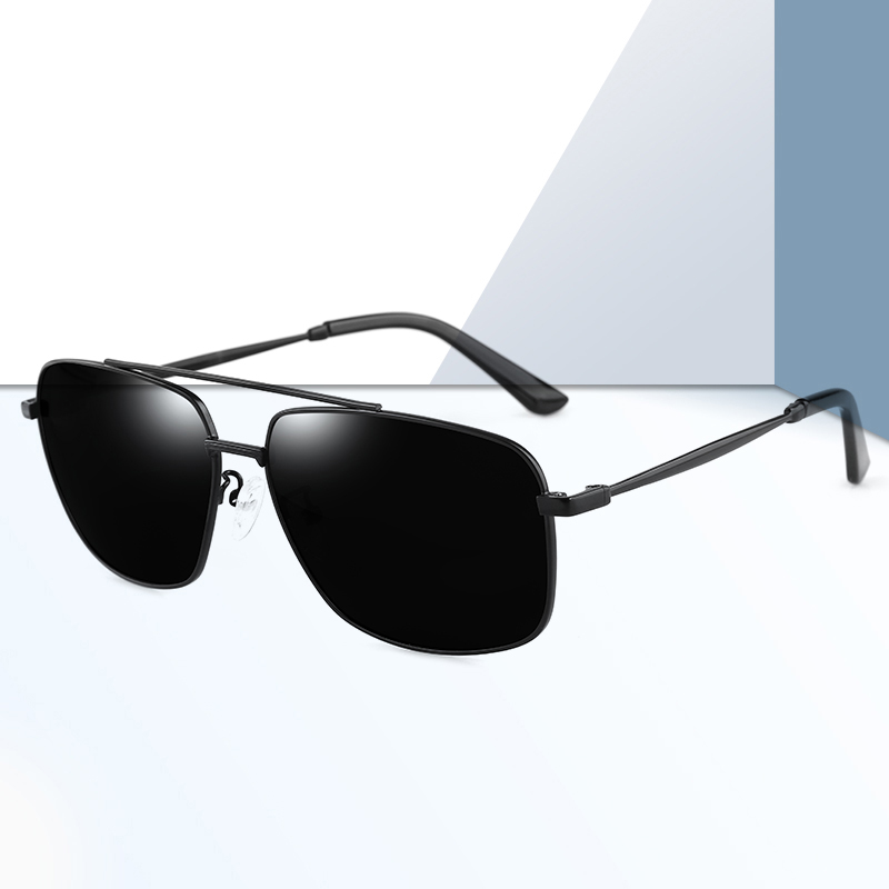 

2020 Polarized Men Sunglasses Pilot Stylish Intelligent Photochromic Resin Material Lenses 19010 UV400 Protection Eyewear